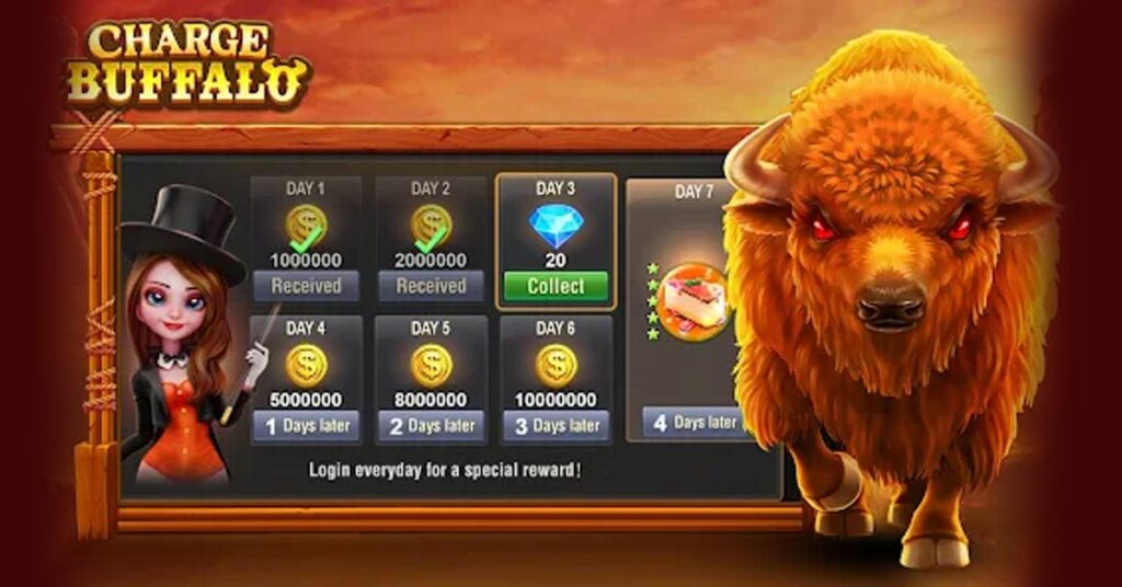 Charge Buffalo Slot Specification