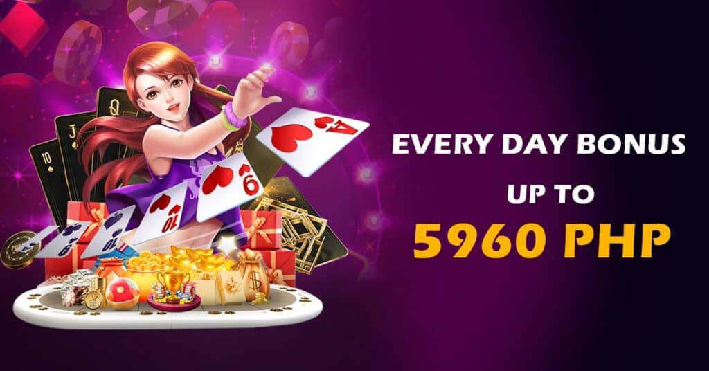 Every Day Bonus up to 5960 PHP